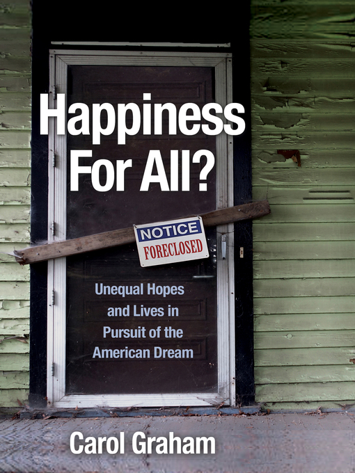 Title details for Happiness for All? by Carol Graham - Available